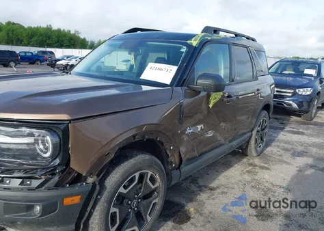 2022 Ford Bronco Sport Outer Banks из США, поврежденный, VIN 3FMCR9C64NRE24601